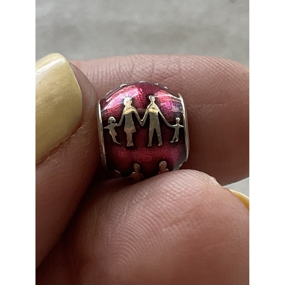 retired Pandora Family Silhouettes charm ALE 925 Sterling Silver